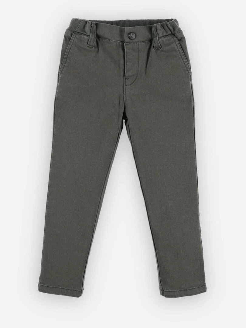 Pantalon en twill  kaki   Noukie's   Vert