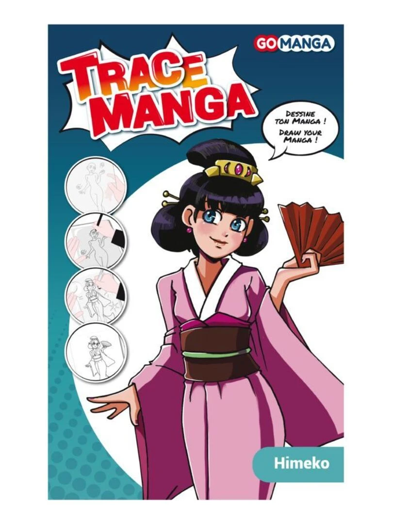 Kit de dessin Trace Manga Go Manga Himeko N/A