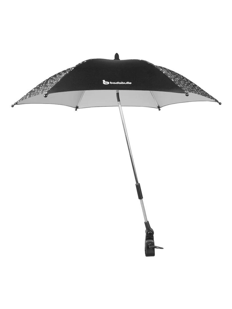 Ombrelle Universelle Anti UV 50+ pour Poussette 'Badabulle' Noir
