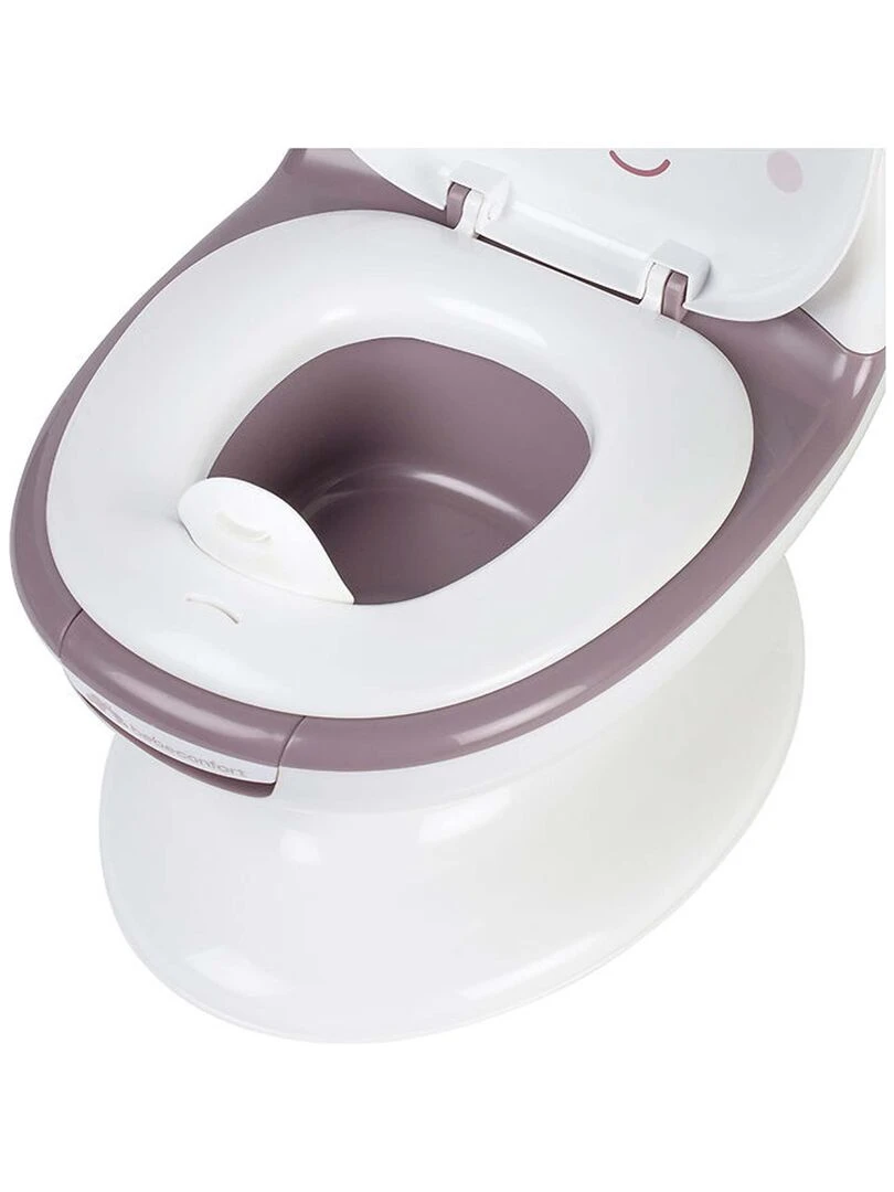 Mini toilette Panda  Pot avec bruit de chasse d'eau   Blanc Rose