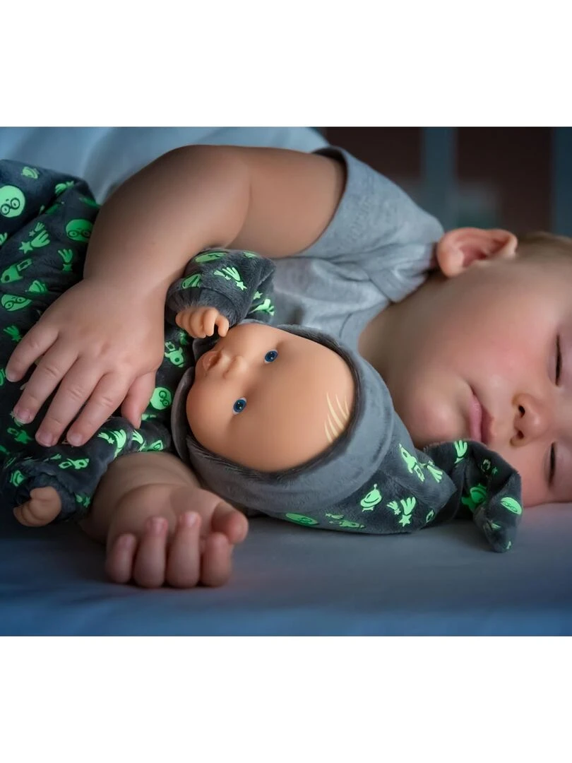Doudou Babipouce Brille dans la Nuit Gris
