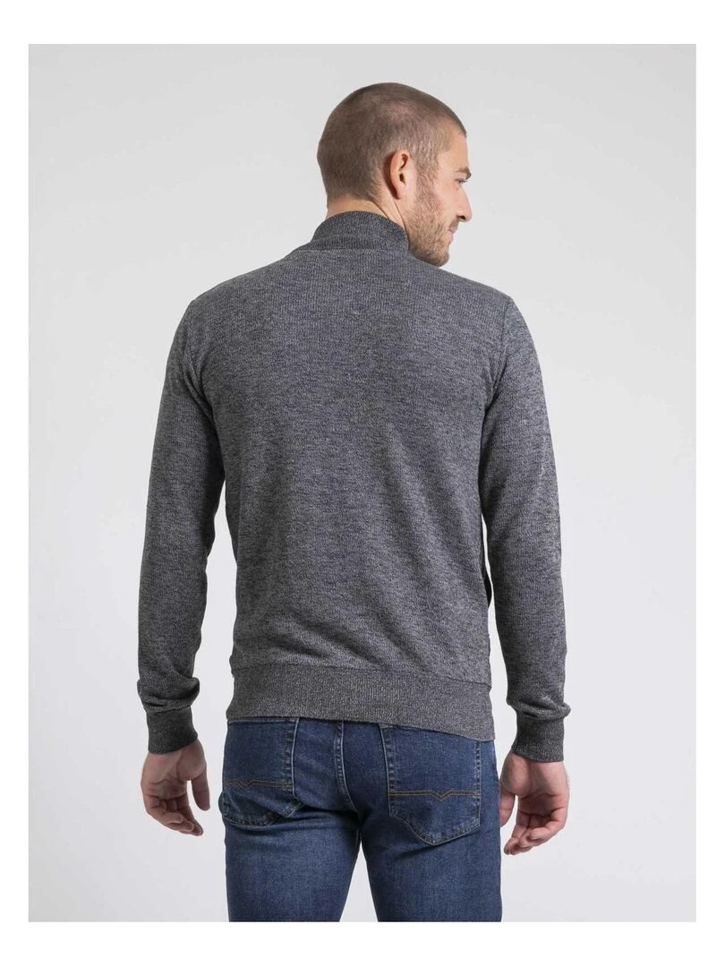 Gilet zippé col montant LUMORAY Gris