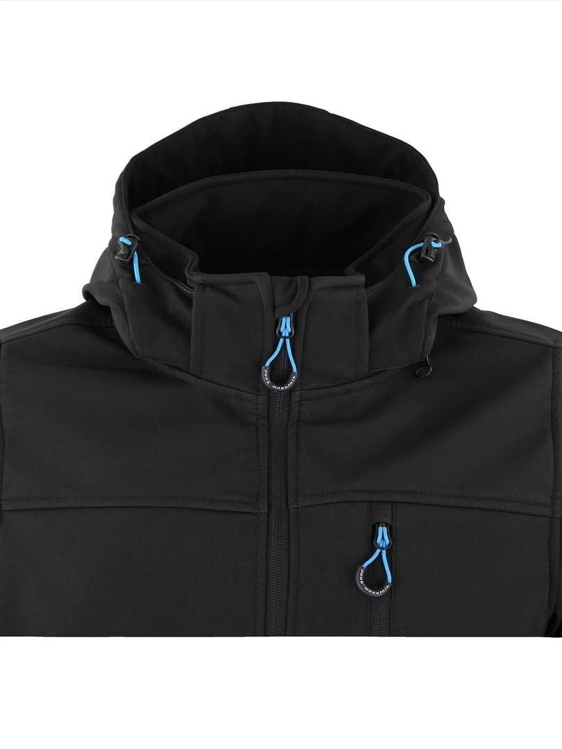 Blouson softshell CLAUDIO   PEAK MOUNTAIN   Noir Noir