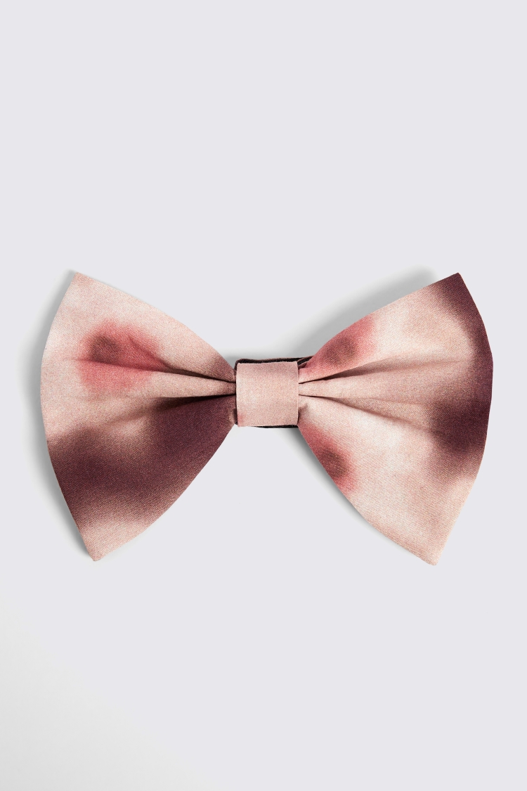 Burgundy Macro Floral Bow Tie Made with Liberty Fabric Buy Online at Moss
