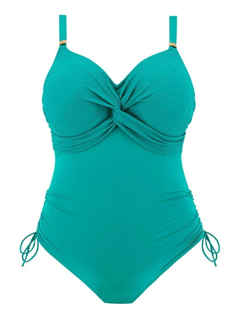 Maillot une pièce twisté avec armatures Ottawa   Vert