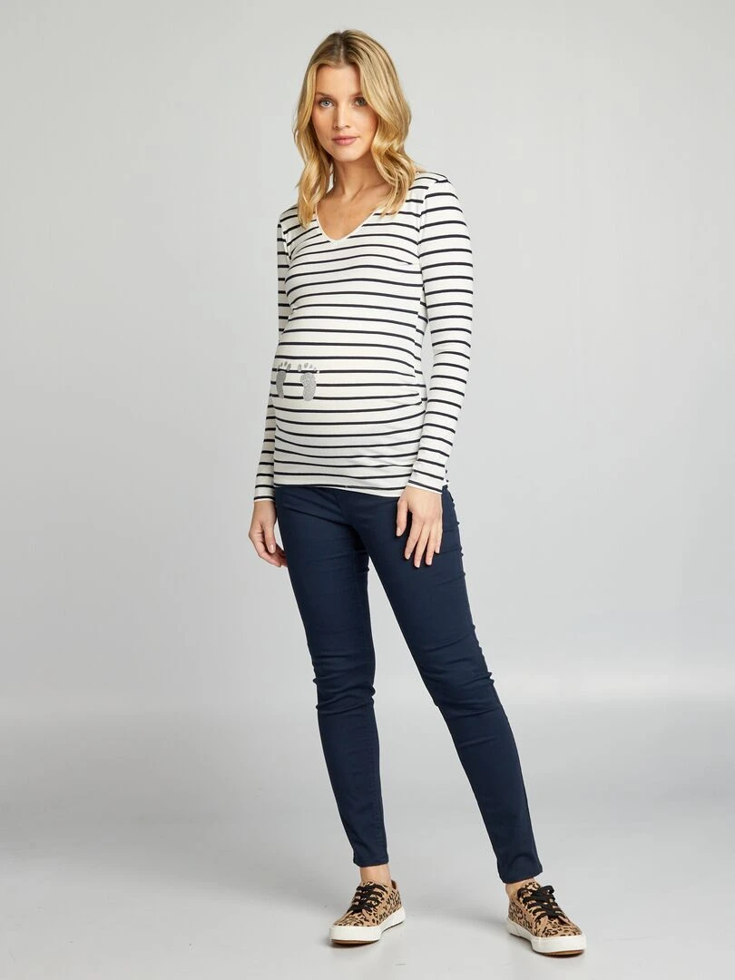 T shirt grossesse Blanc