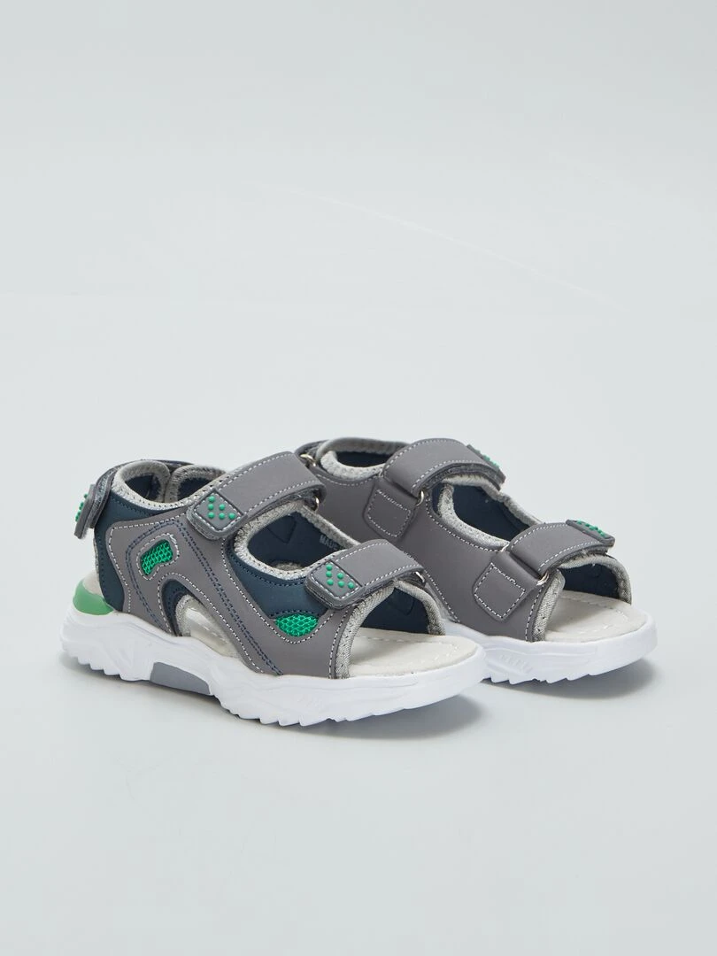 Sandales style randonnée HO_GREY