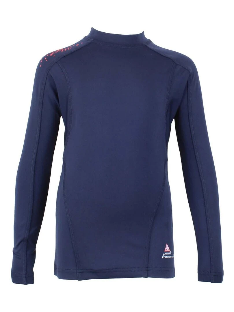 Top technique fille GANA PEAK MOUNTAIN Bleu marine