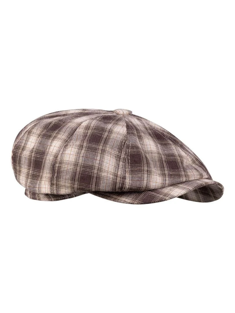 Casquette plate Coton Cork Marron