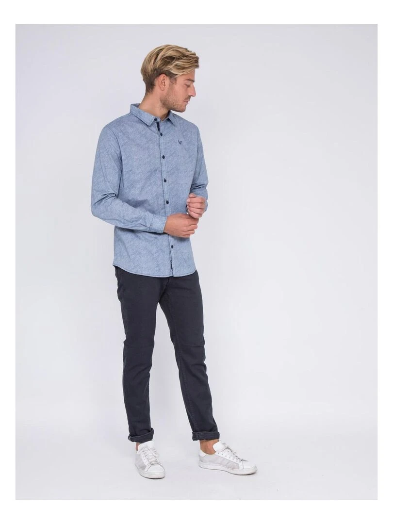 Chemise manches longues TUBIC   Bleu marine