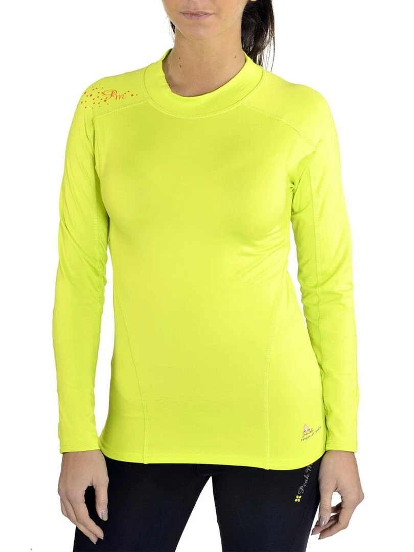 Top technique femme ANA Jaune