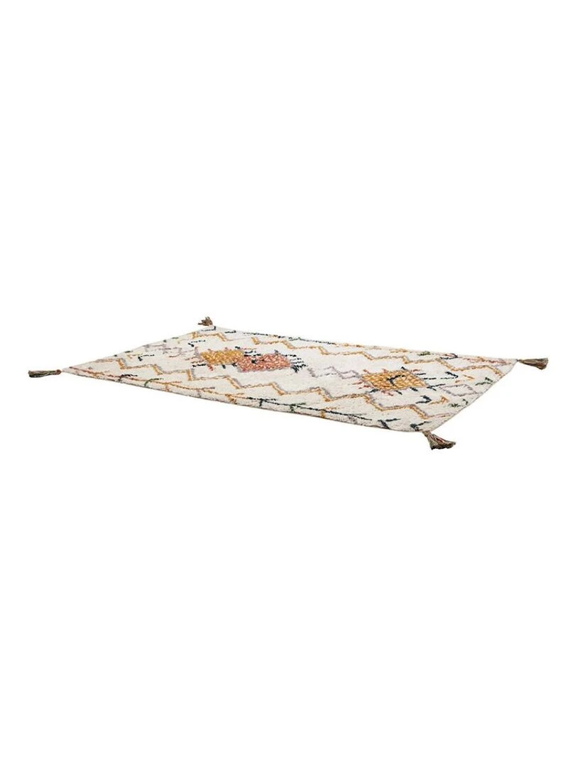 Tapis Lavable Trishna (110 X 160 Cm) Ecru