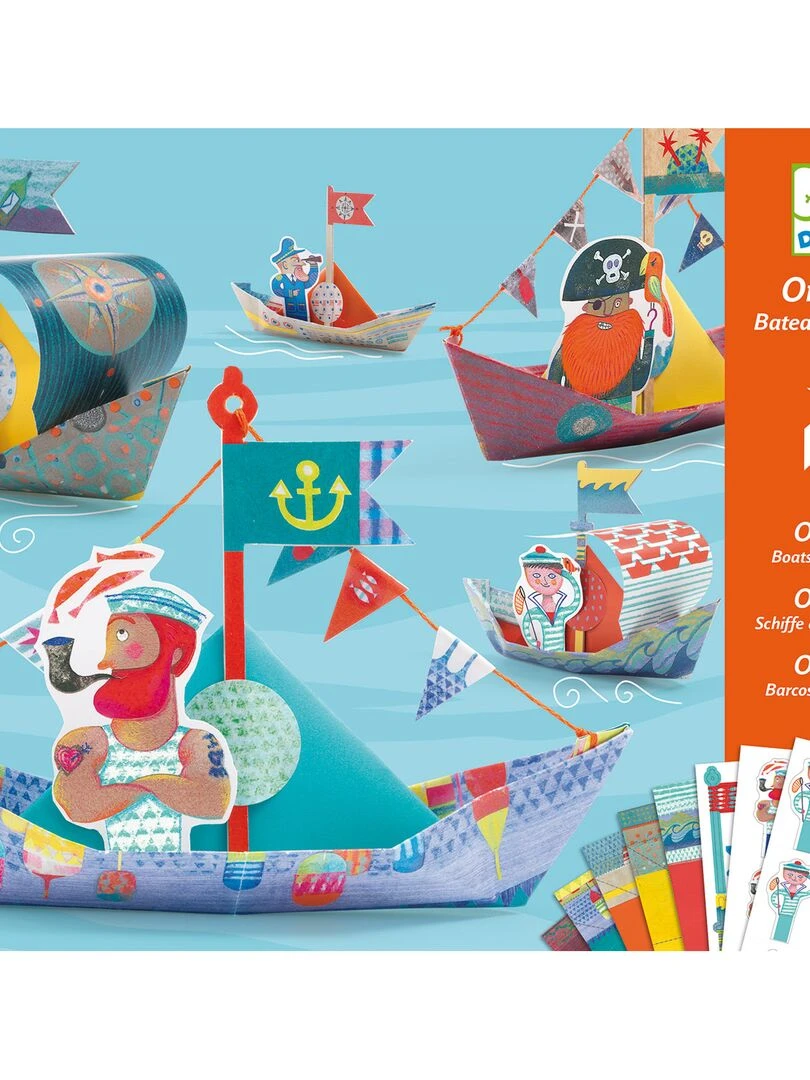 Set origami : Bateaux sur l'eau N/A