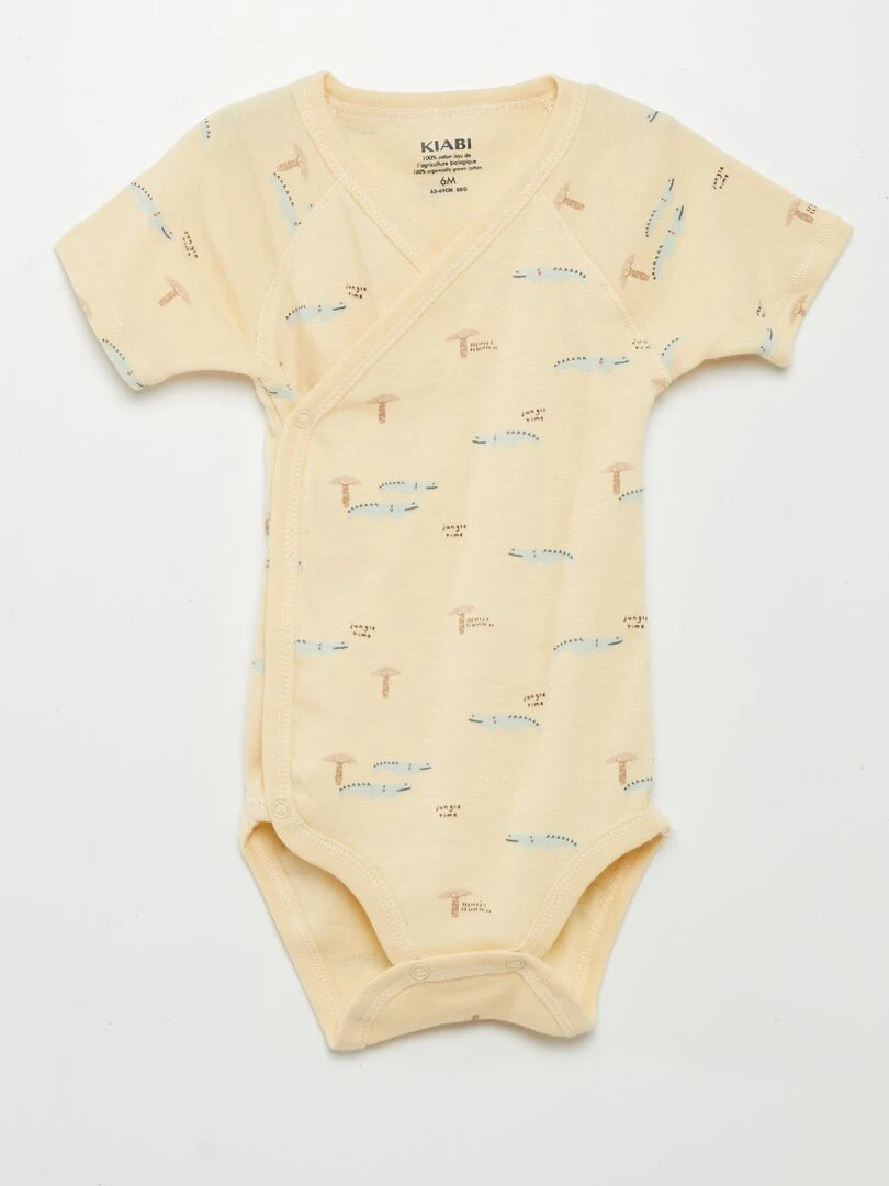 Lot de 3 bodies fantaisie   Jaune