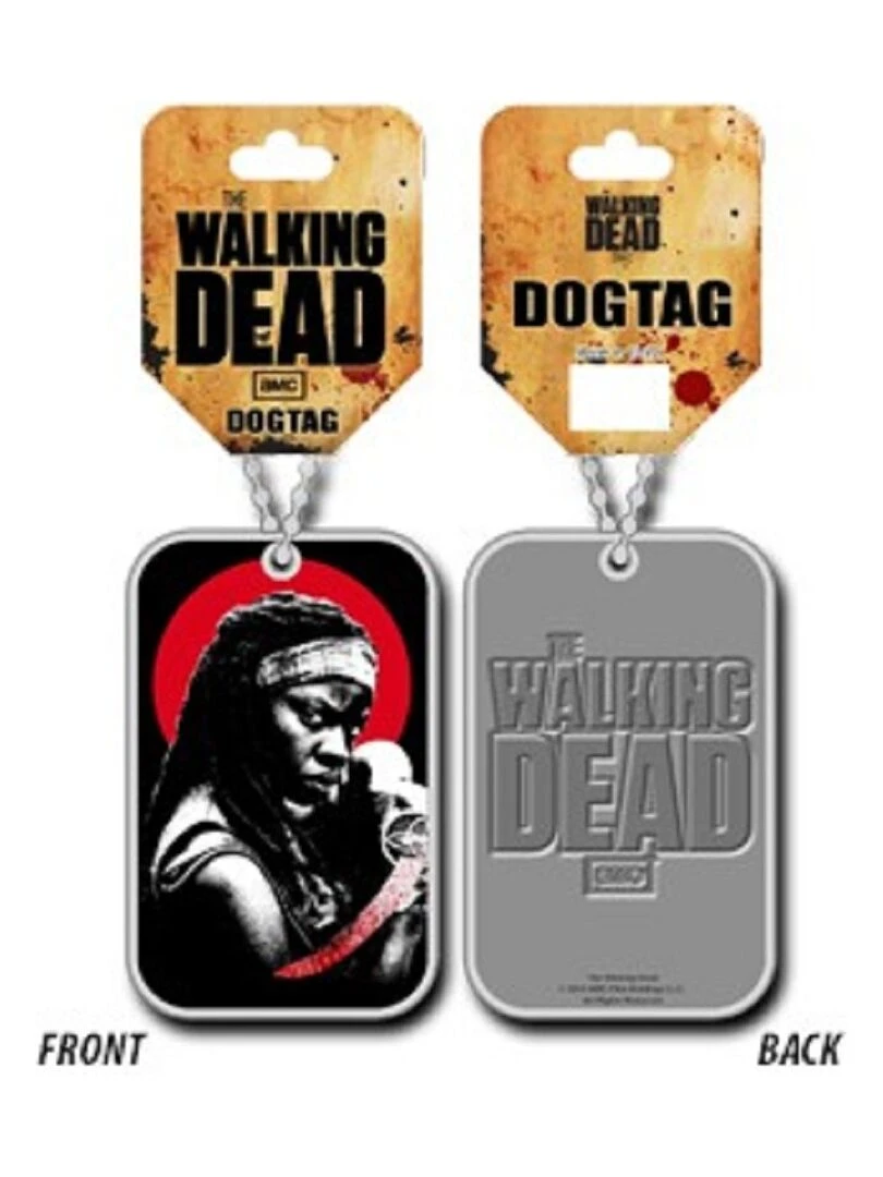 The Walking Dead pendentif Dog Tag Michonne Rouge