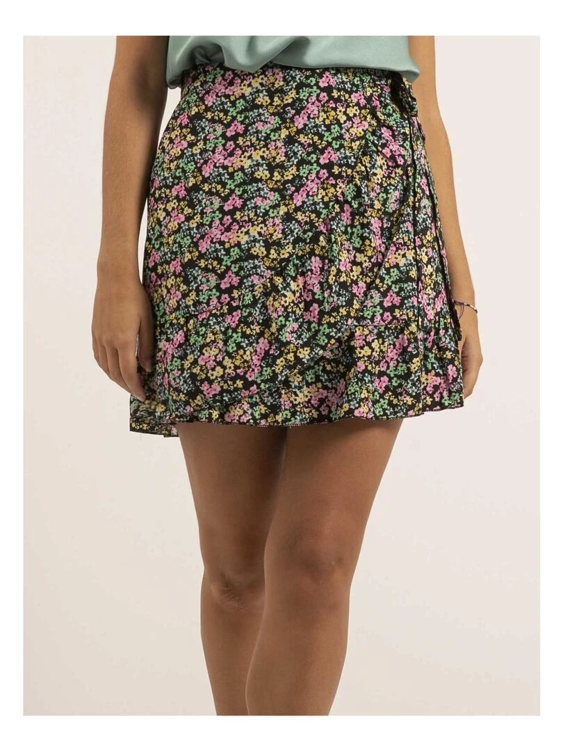 Jupe courte motifs XELPA Noir