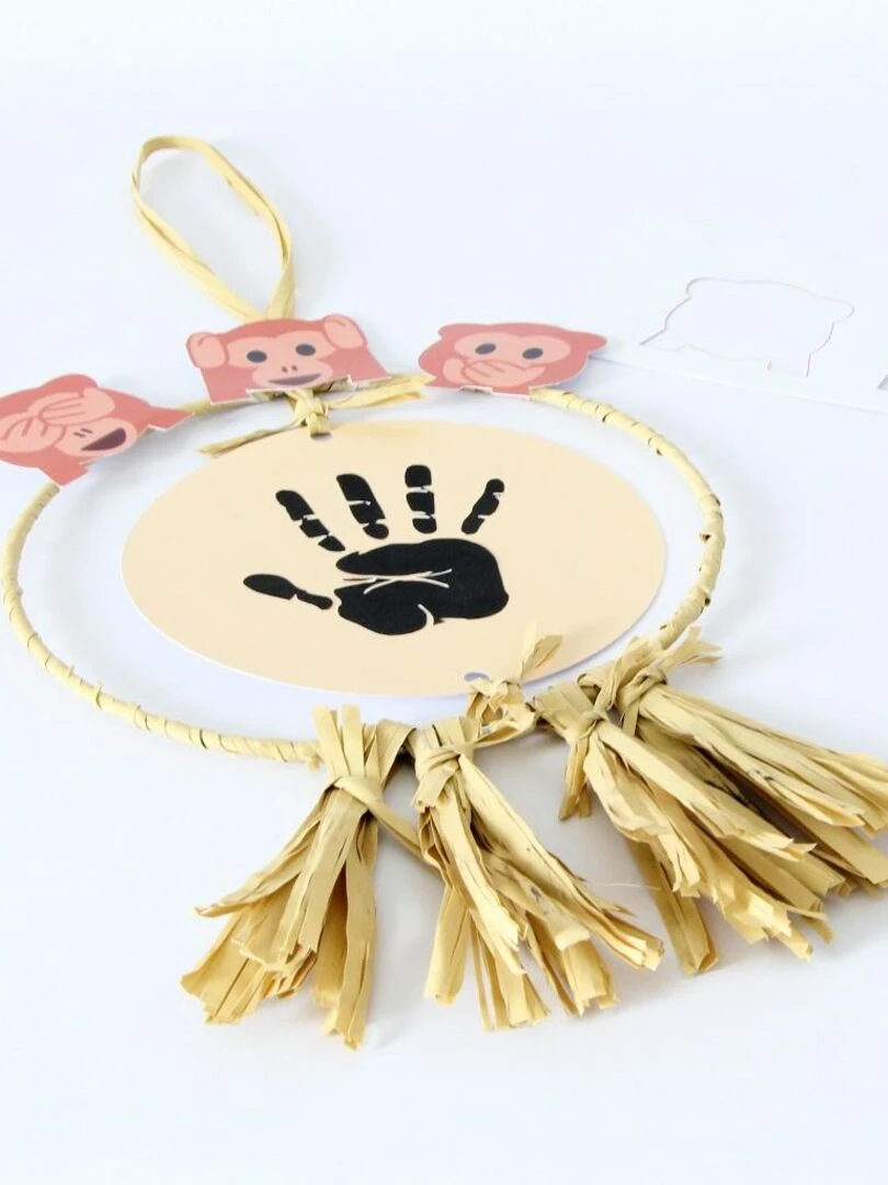 Kit à Empreinte Bébé Nature Décoration Murale Sagesse Beige