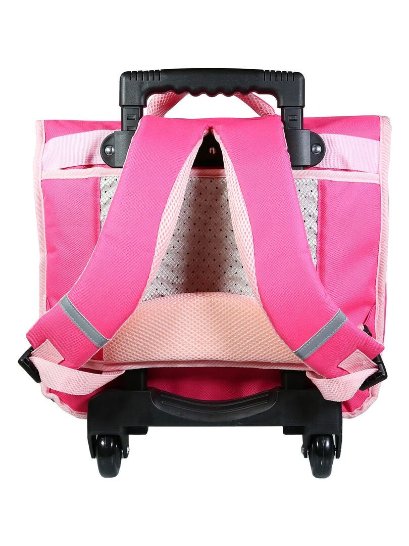 BAGTROTTER Cartable à roulettes 38 cm Phileas Rose Danseuses   Rose
