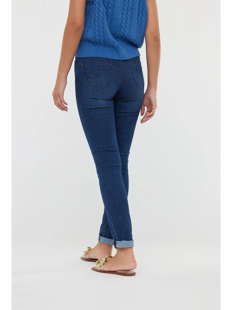 Lee Cooper   Pantalon coton chino slim JEMILA   Rouge brique