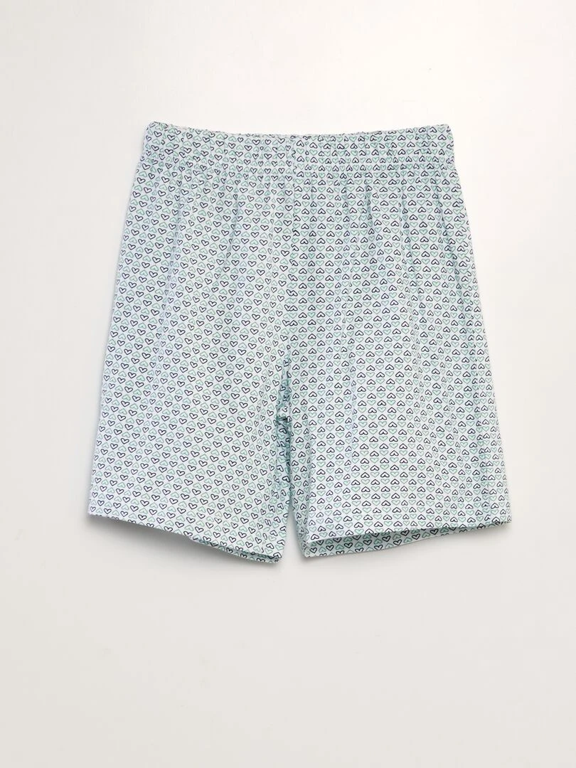 Ensemble de pyjama 'famille'    2 pièces   Blanc