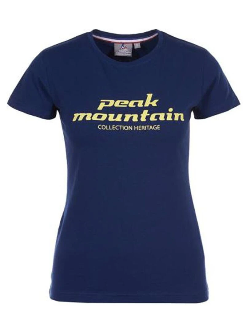 T shirt manches courtes femme ACOSMO Bleu marine