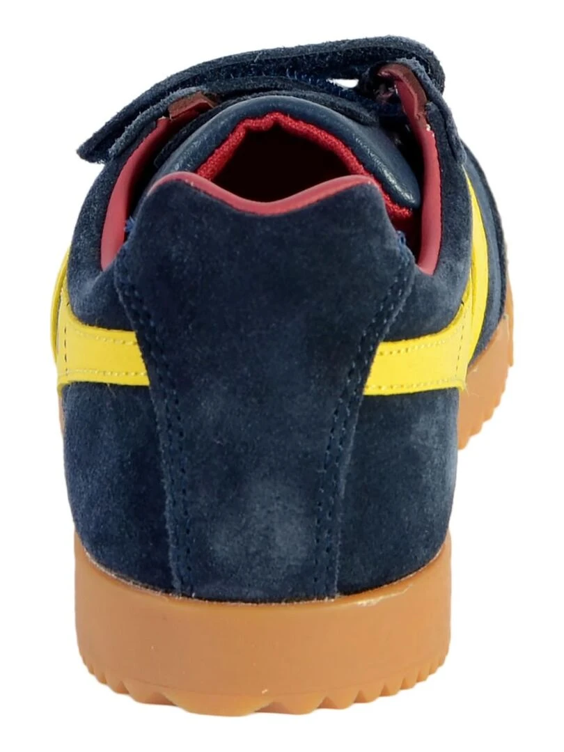 Basket Gola Enfant Harrier Velcro   Bleu