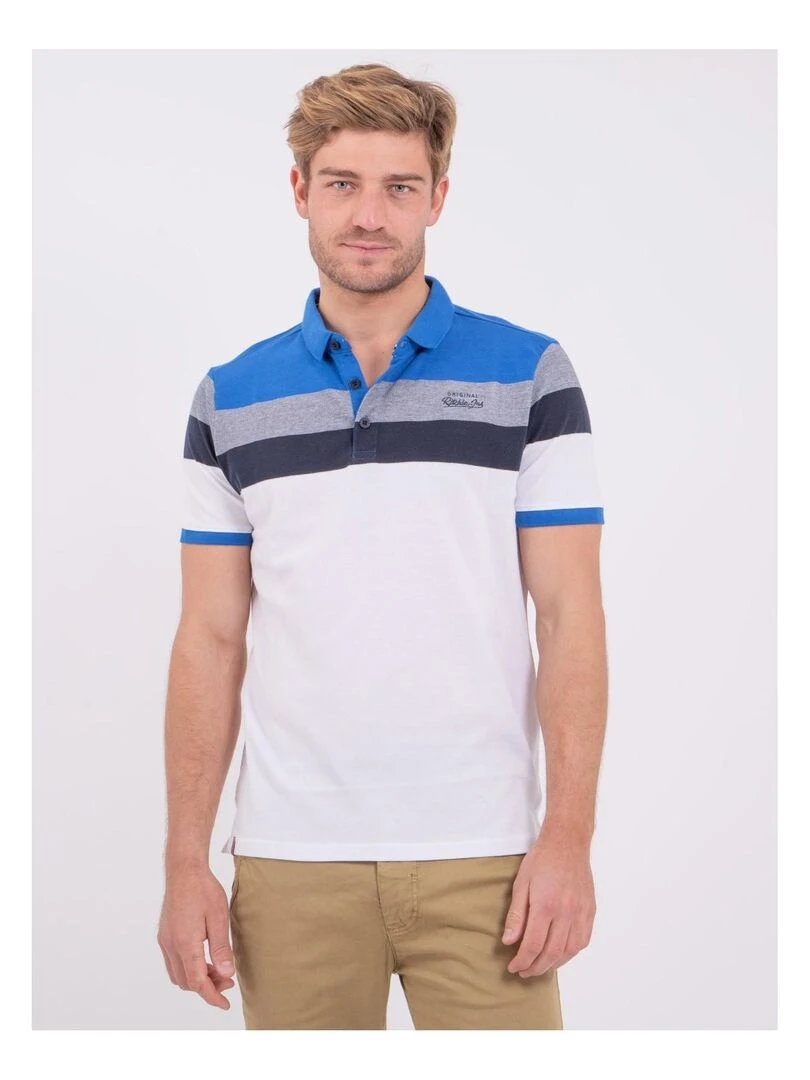Polo manches courtes pur coton PUMARCO Bleu roi