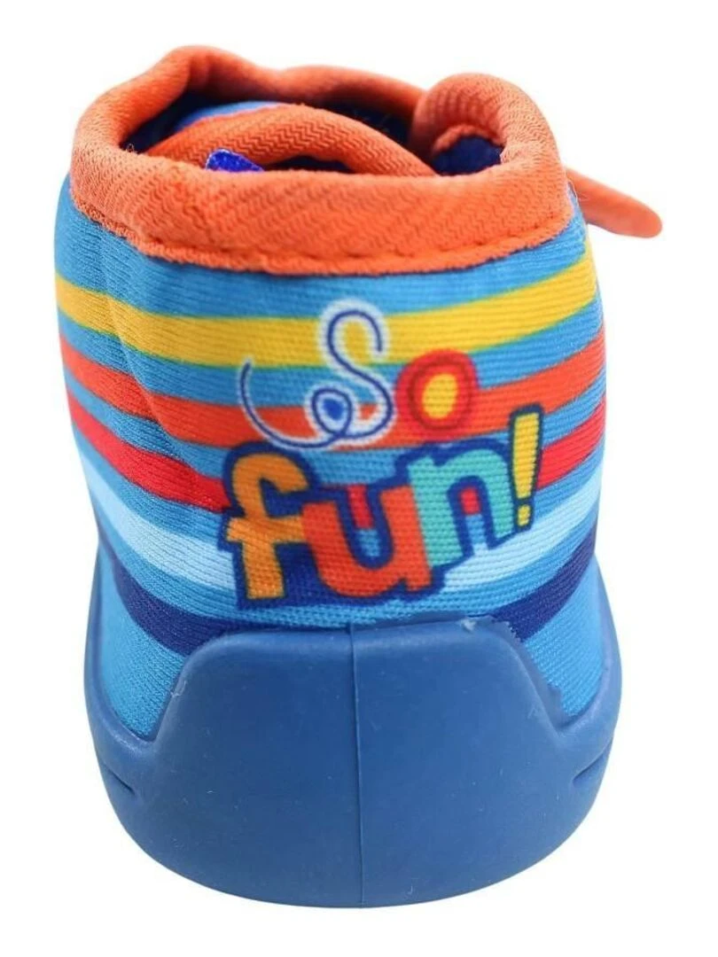 La Pat' Patrouille   Chaussons garçon imprimé La Pat' Patrouille   Bleu
