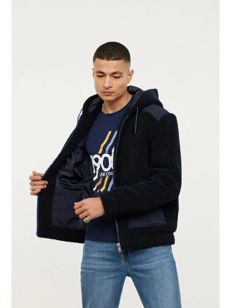 Lee Cooper Blouson manches longues polyester loose FOUMO Bleu marine