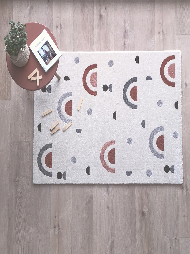 Tapis Rectangulaire Arc en ciel Sweet Mery (120 X 170 Cm) Multicolore