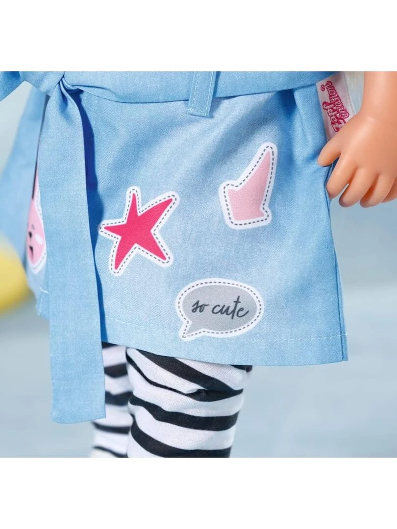 Baby born BABY born Deluxe Robe en jeans pour poupées de 43 cm   N/A
