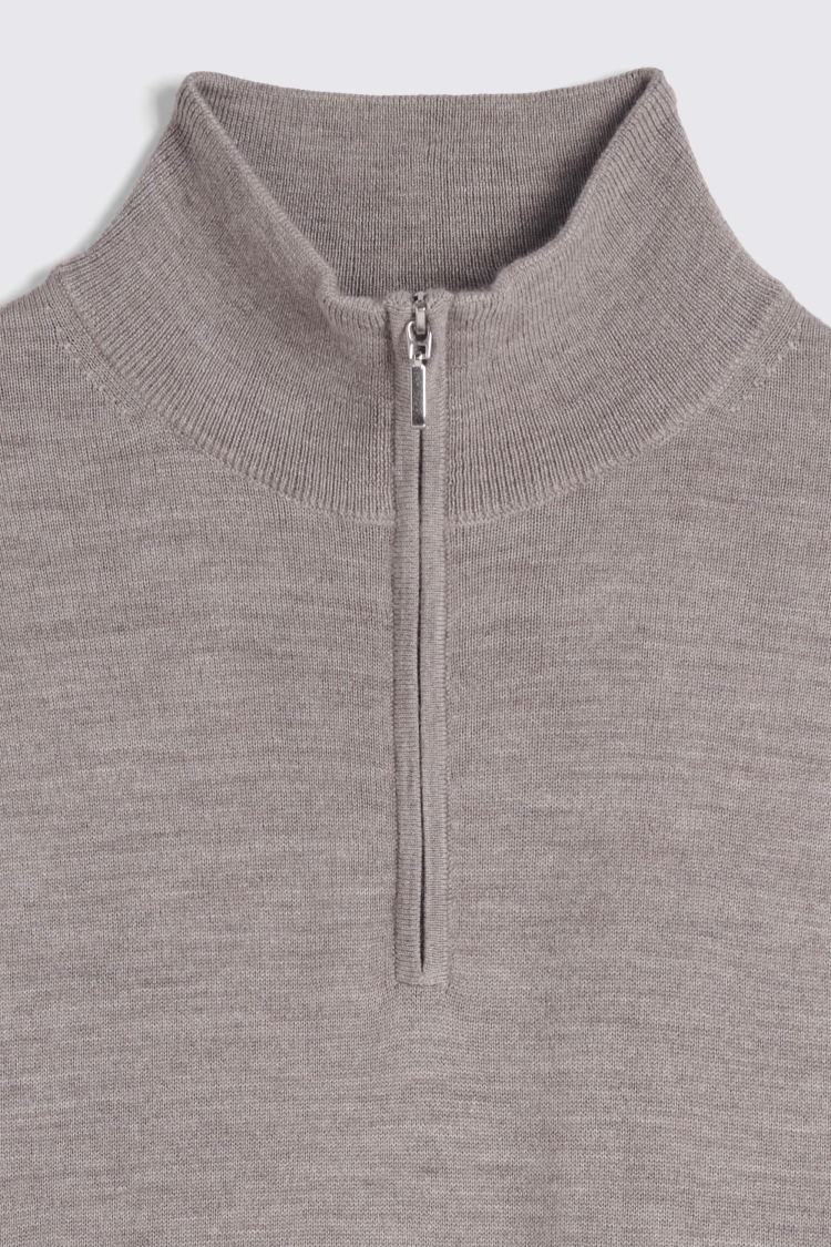 White Merino Mock-Neck Jumper   Buy Online at Moss