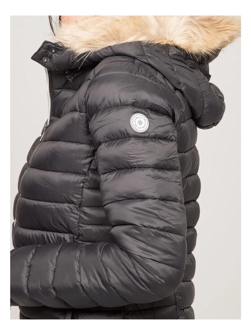 Doudoune légère capuche amovible UBAYE   Noir