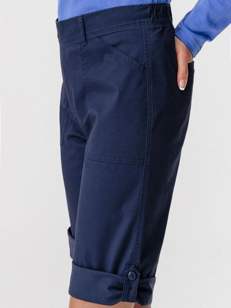 Bermuda transformable   Damart   Bleu marine