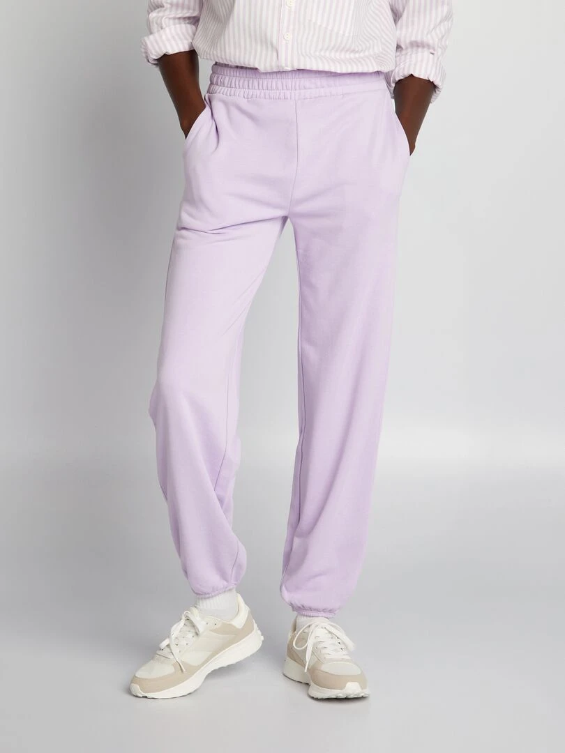 Jogging en molleton Violet
