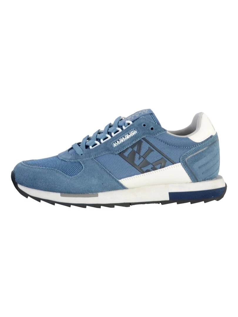 Basket Basse Cuir Napapijri Virtus Bleu