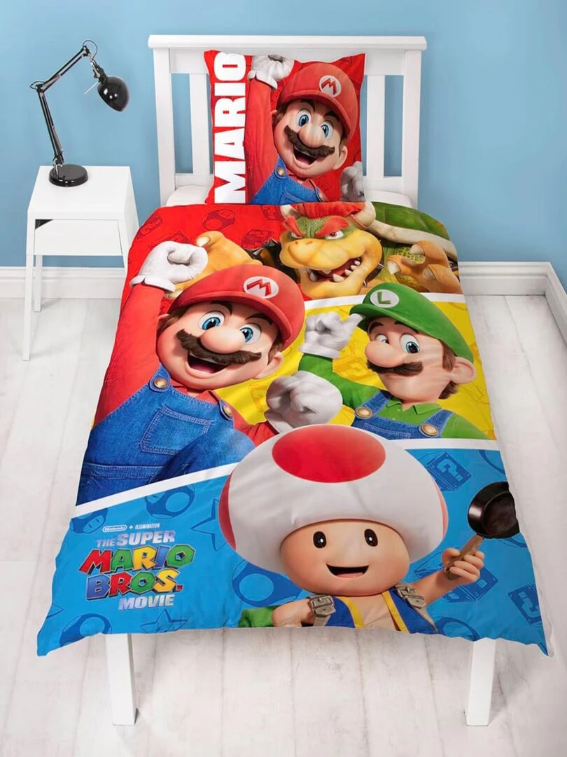 Parure de Lit Enfant Réversible Gang   Rouge