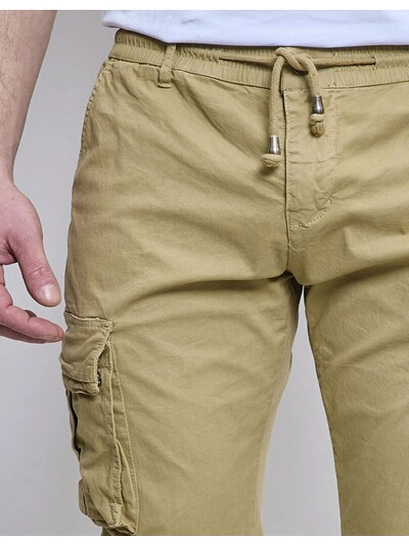 PANTALON CARGO Kebello   Beige