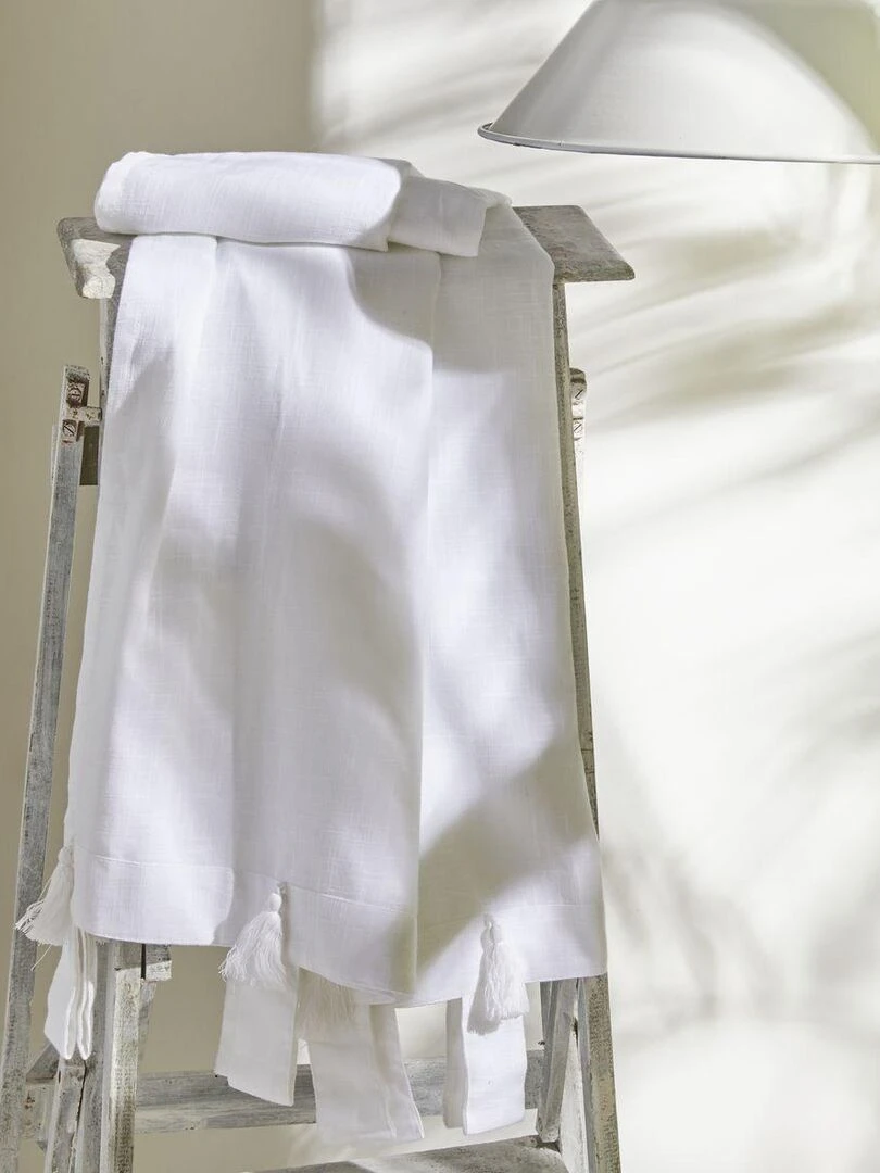 Voilage à pattes 'CHARME' 'TODAY' Blanc