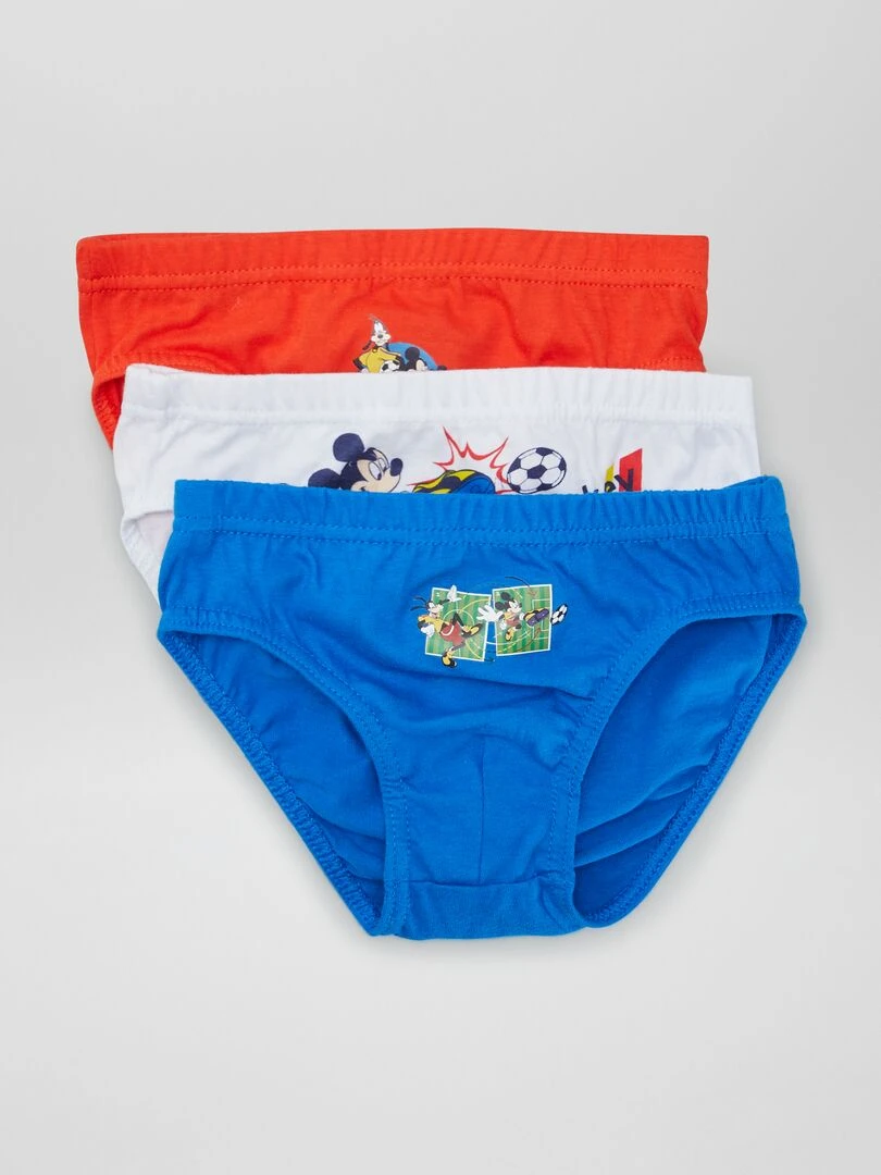 Lot de 3 slips 'Mickey Mouse' Bleu