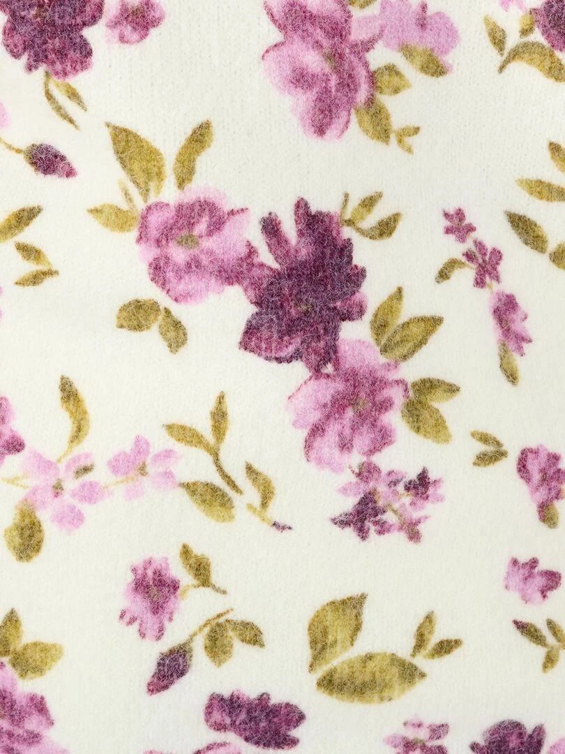 Pull imprimé floral   Damart   Violet