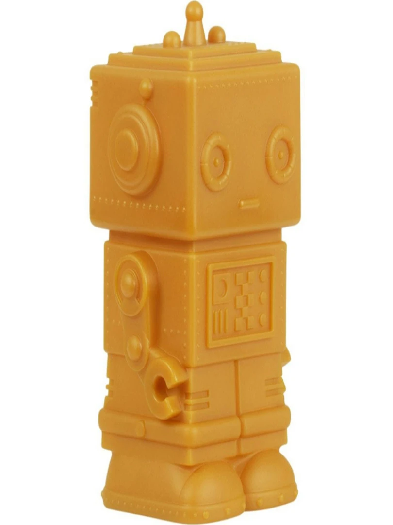 Petite Veilleuse Robot Jaune Doré (13 Cm) Jaune