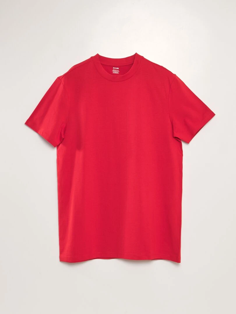 T shirt à col rond en coton Tough Cotton™ rouge