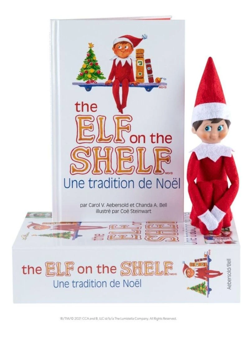 Coffret Lutin farceur garçon et livre Rouge
