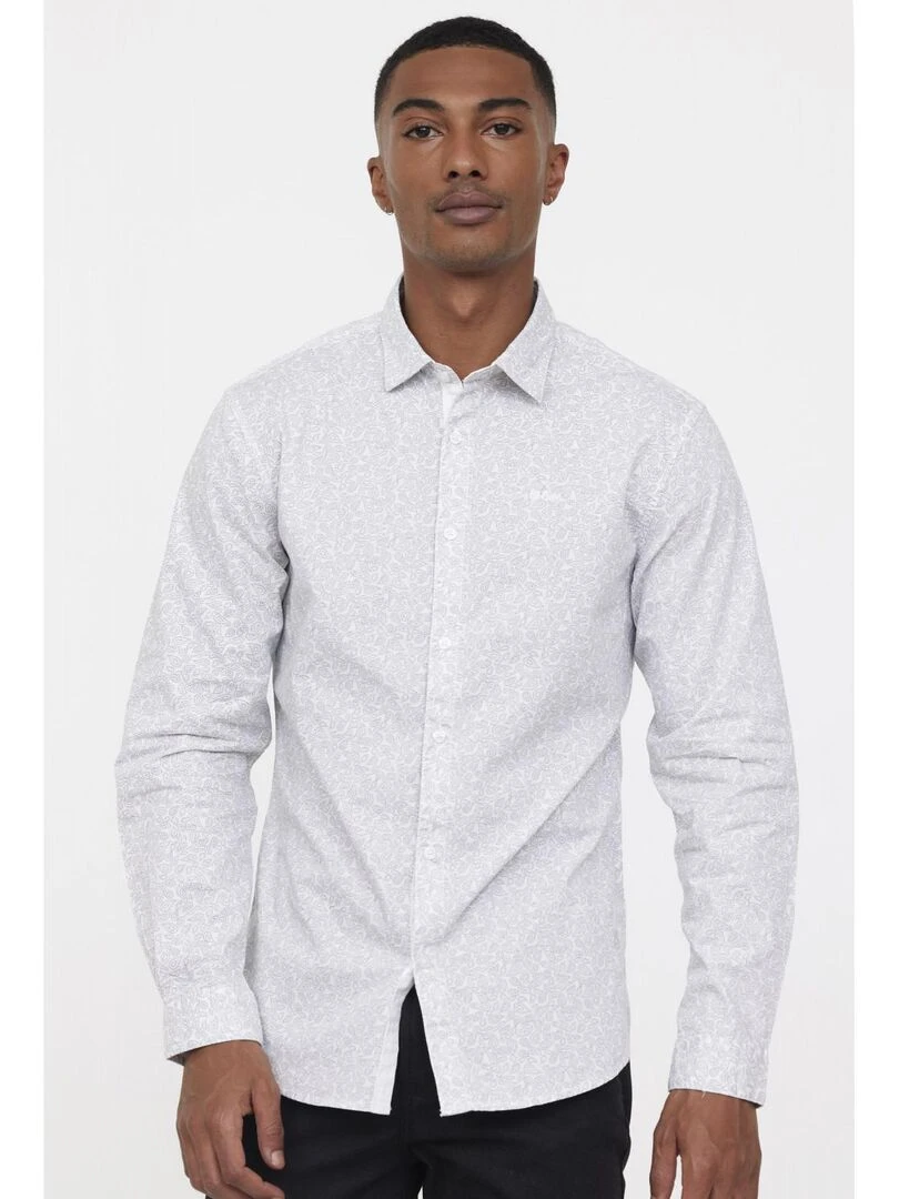 Lee Cooper Chemise manches longues coton DIKO Blanc