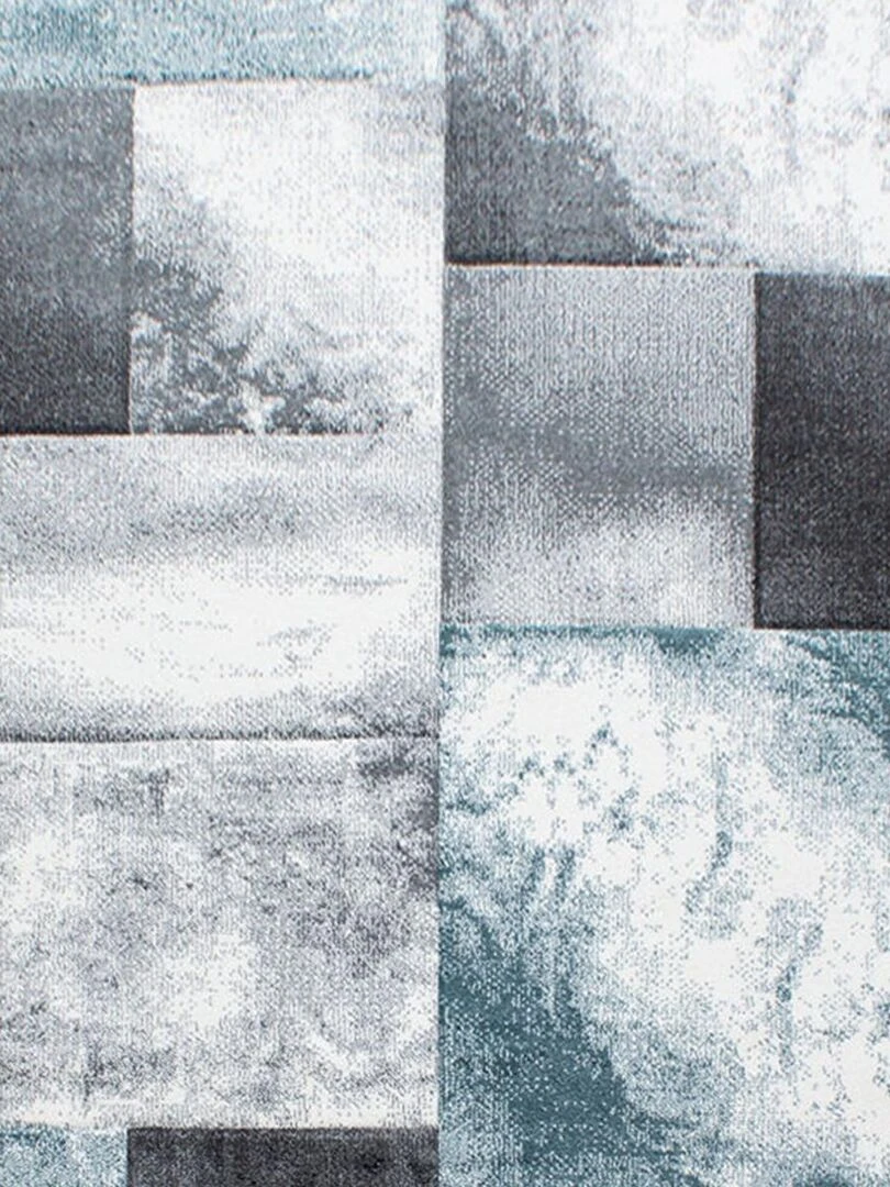 Tapis salon CARARELLI OEKO TEX® Bleu
