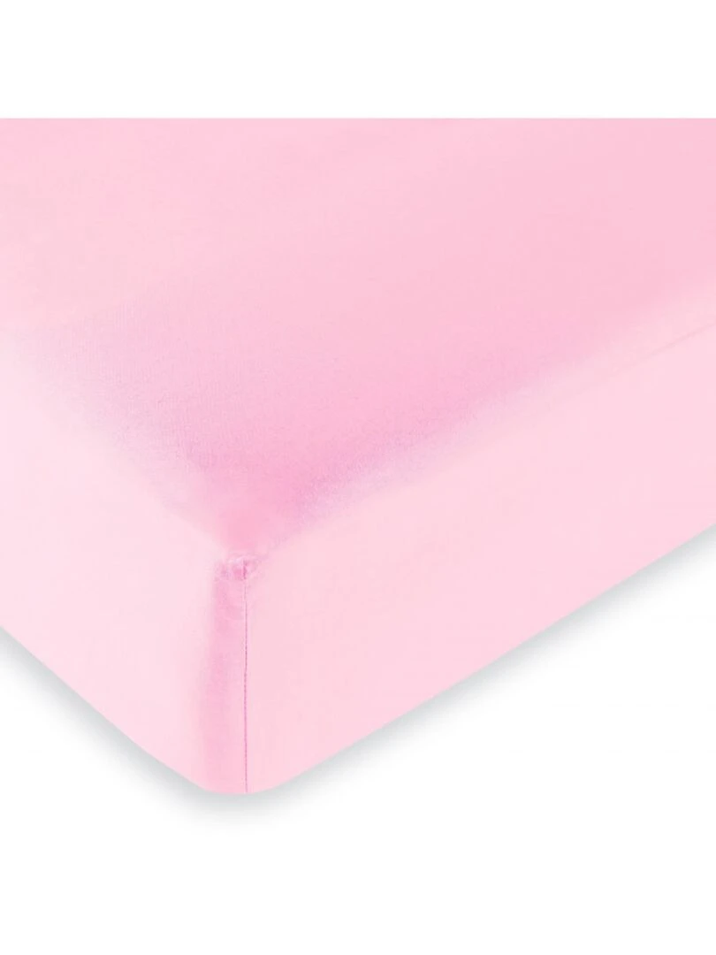 Univers Decor Drap Housse Toutes Dimensions 100% Coton/57 Fils/cm² Rose