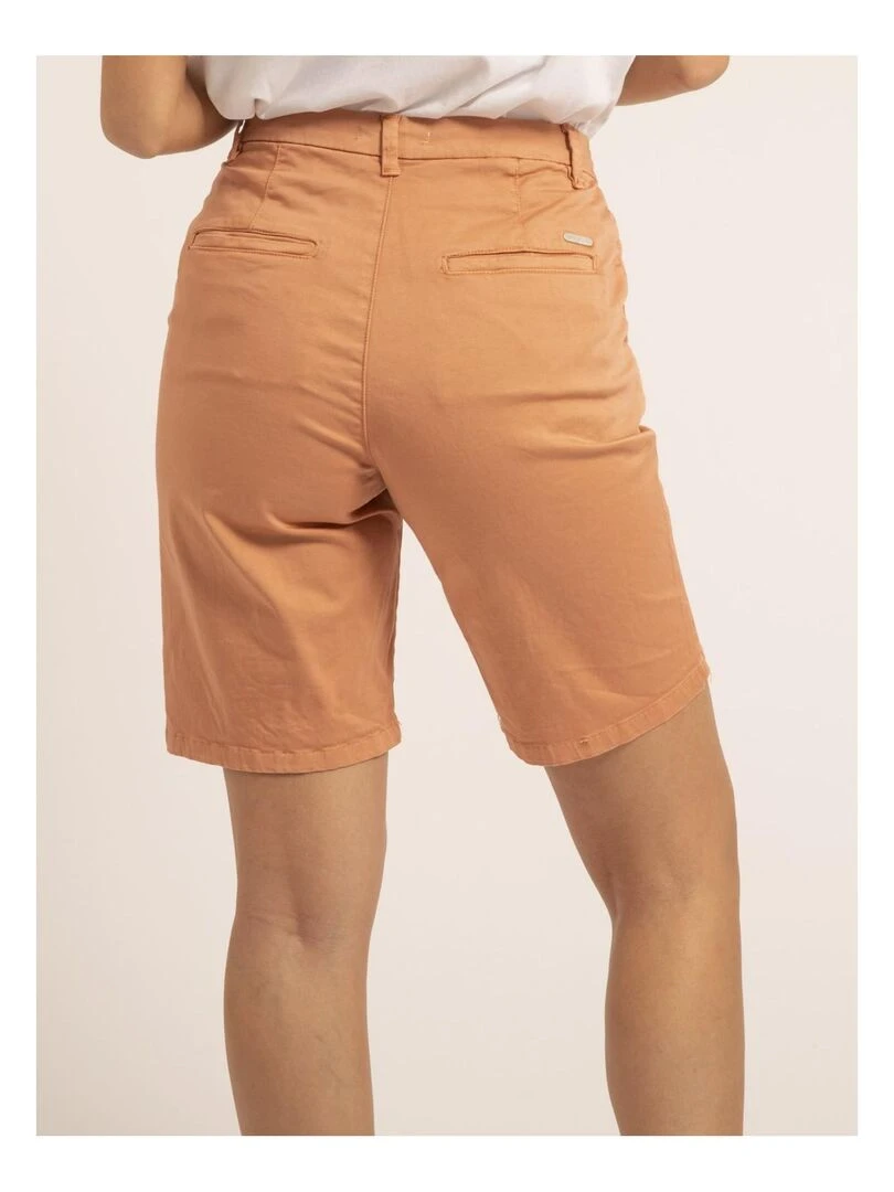 Bermuda chino slim XILAMA Orange