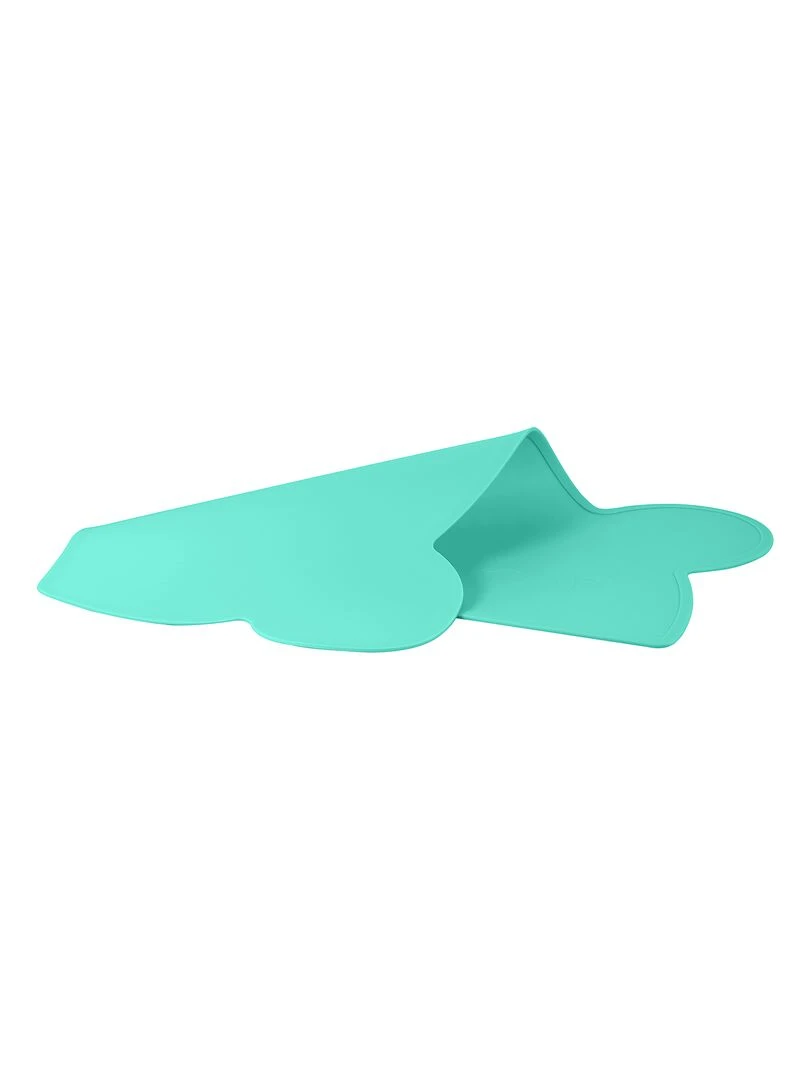 Set de table en forme d’ours en silicone   Bleu turquoise
