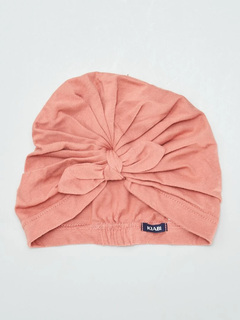 Lot de 2 turbans en jersey Orange